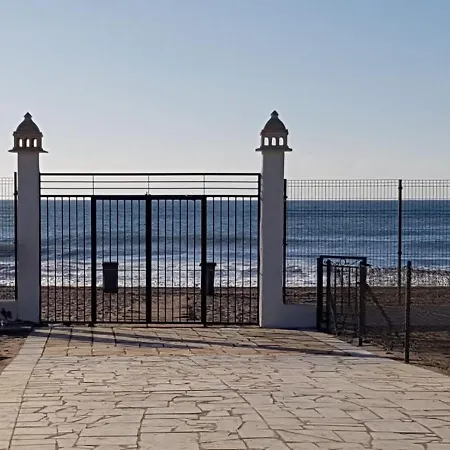 Casa Baja Naturista Con Patio En Primera Linea De Playa Con Piscina Comunitaria! Vera Exterior foto